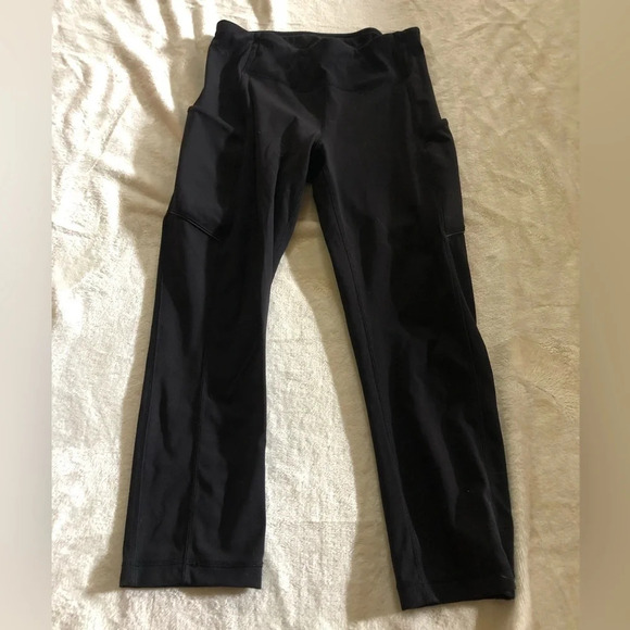 LULULEMON Speed Up Black Crop Legging - Picture 1 of 5